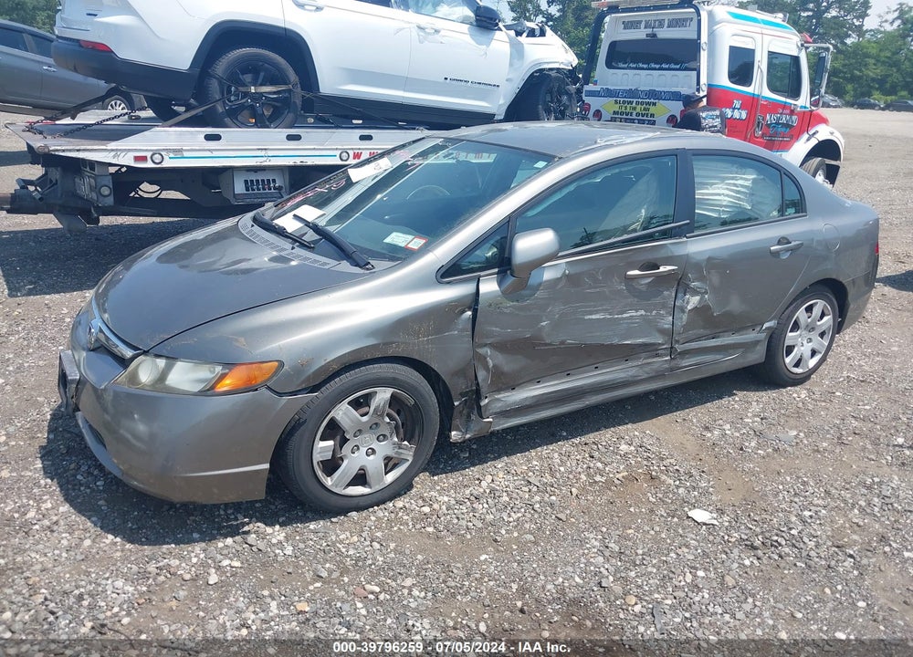 2007 HONDA CIVIC LX VIN: 1HGFA165X7L011436