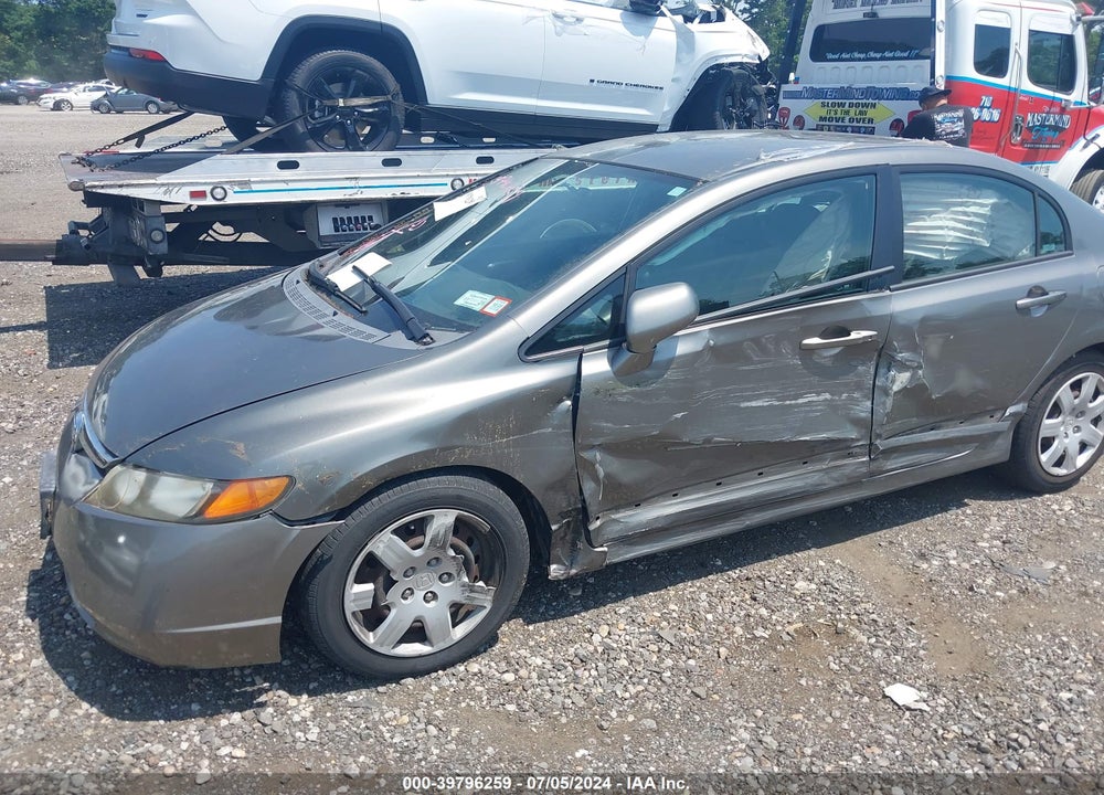 2007 HONDA CIVIC LX VIN: 1HGFA165X7L011436
