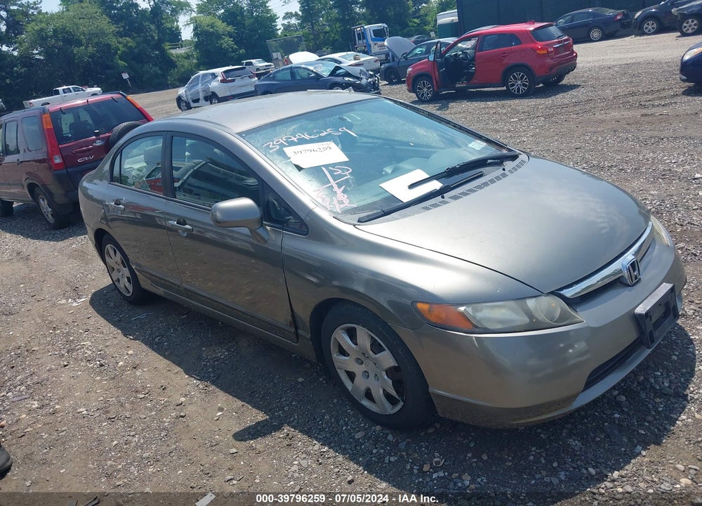 2007 HONDA CIVIC LX VIN: 1HGFA165X7L011436