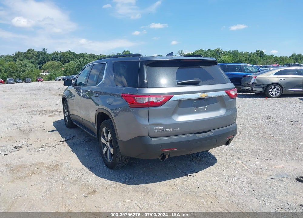 2021 CHEVROLET TRAVERSE AWD LT LEATHER VIN: 1GNEVHKWXMJ141415