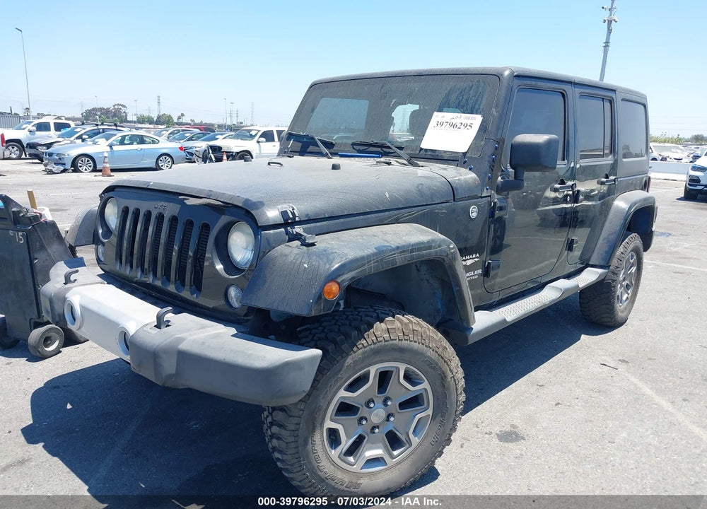 2014 JEEP WRANGLER UNLIMITED SAHARA VIN: 1C4BJWEG7EL128420