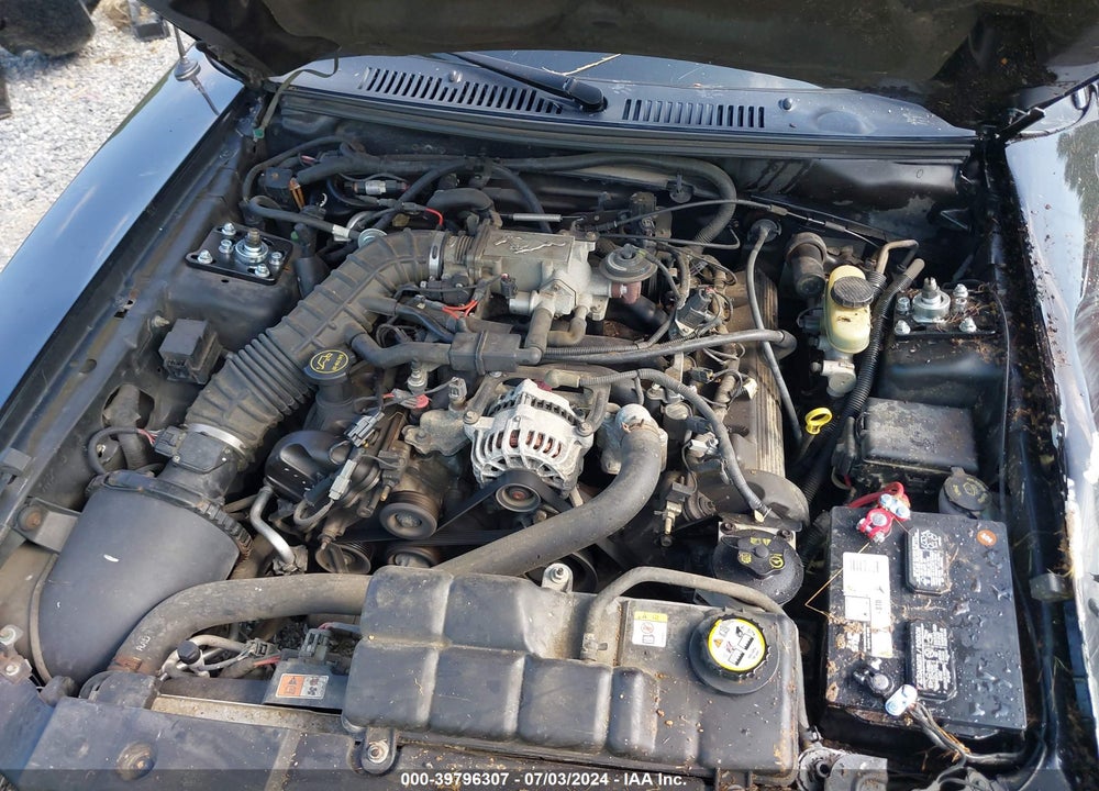 2003 FORD MUSTANG GT VIN: 1FAFP42X73F388214