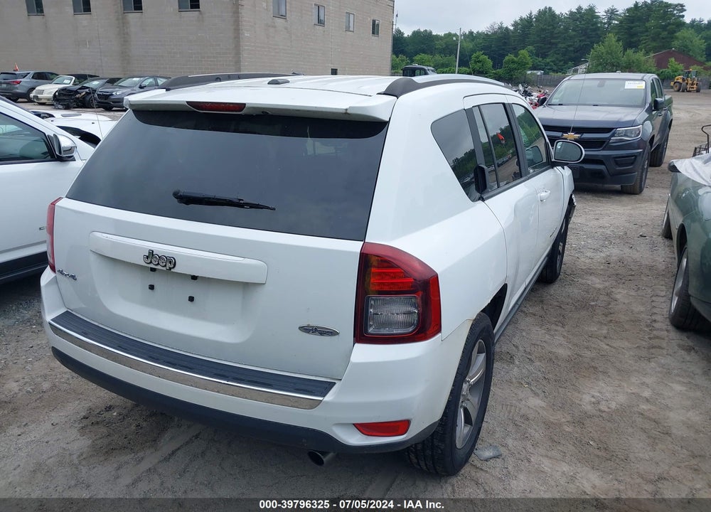 2016 JEEP COMPASS HIGH ALTITUDE EDITION VIN: 1C4NJDEB9GD772908