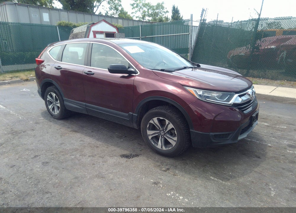 2017 HONDA CR-V LX VIN: 2HKRW6H39HH212238