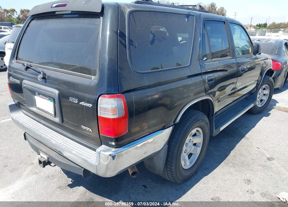 2000 TOYOTA 4RUNNER SR5 V6 VIN: JT3HN86R1Y0268290