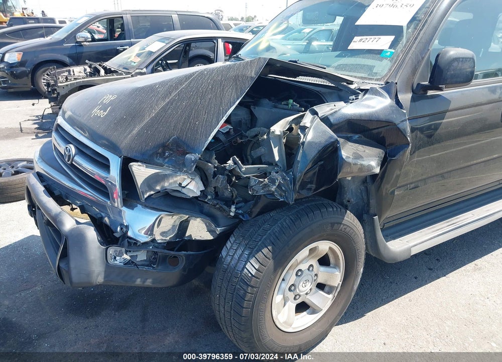 2000 TOYOTA 4RUNNER SR5 V6 VIN: JT3HN86R1Y0268290