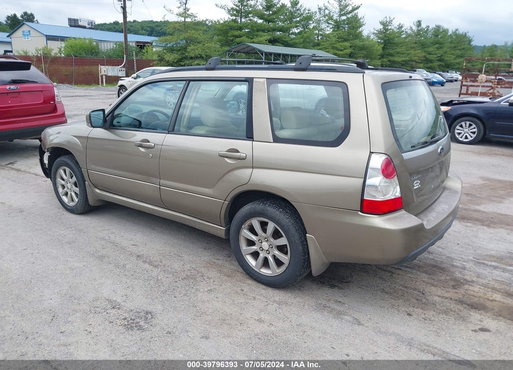 2008 SUBARU FORESTER 2.5X VIN: JF1SG65688H706320