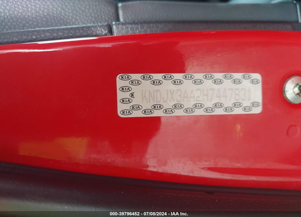 2017 KIA SOUL VIN: KNDJX3AA2H7447831