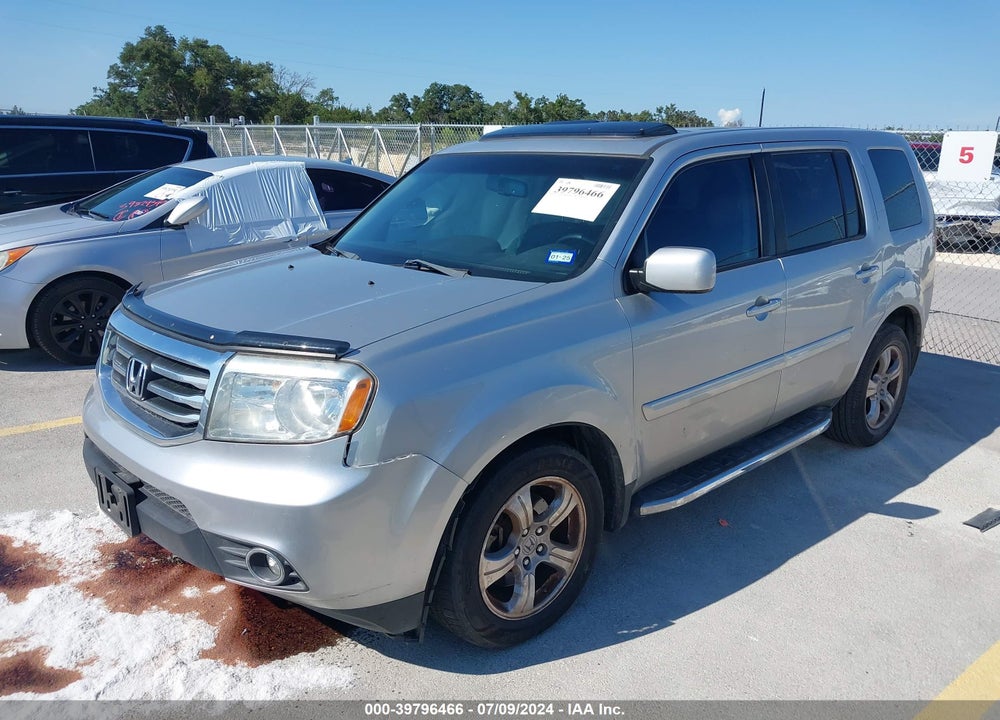 2012 HONDA PILOT EX-L VIN: 5FNYF3H51CB040967