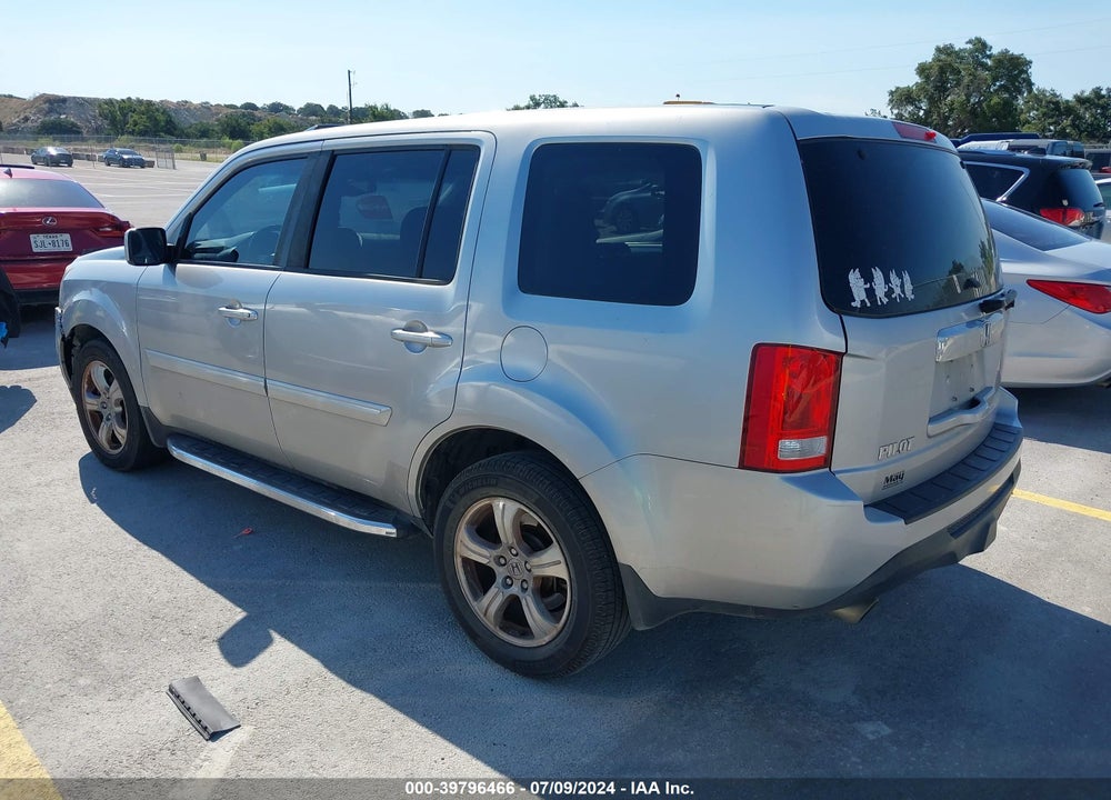 2012 HONDA PILOT EX-L VIN: 5FNYF3H51CB040967