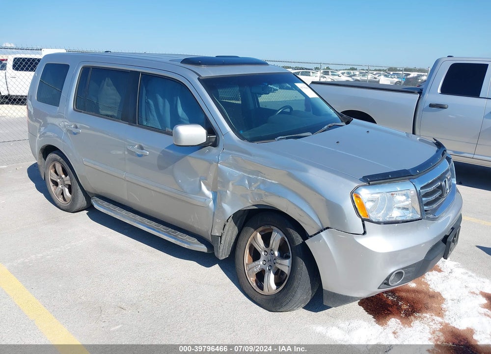 2012 HONDA PILOT EX-L VIN: 5FNYF3H51CB040967