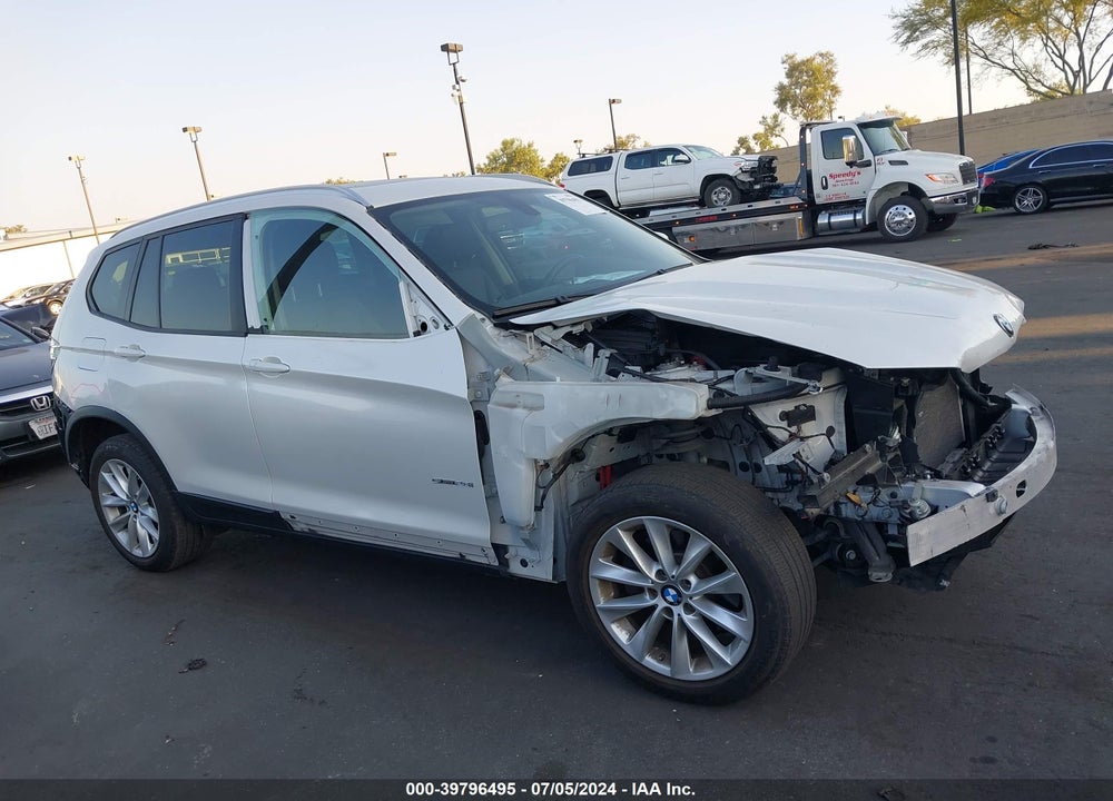 2017 BMW X3 SDRIVE28I VIN: 5UXWZ7C36H0X39589