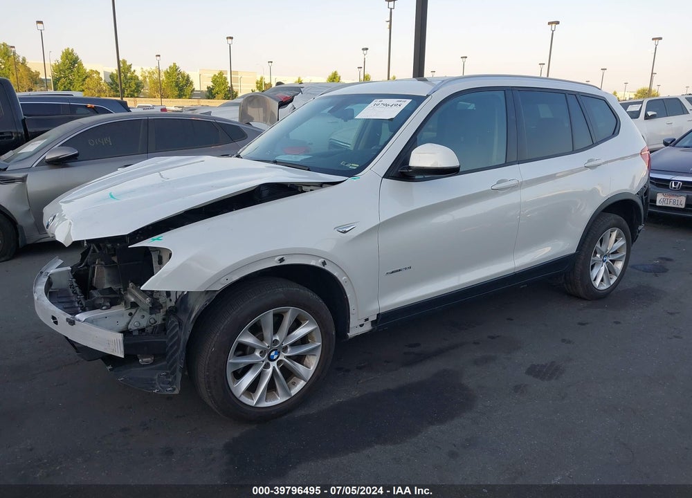 2017 BMW X3 SDRIVE28I VIN: 5UXWZ7C36H0X39589