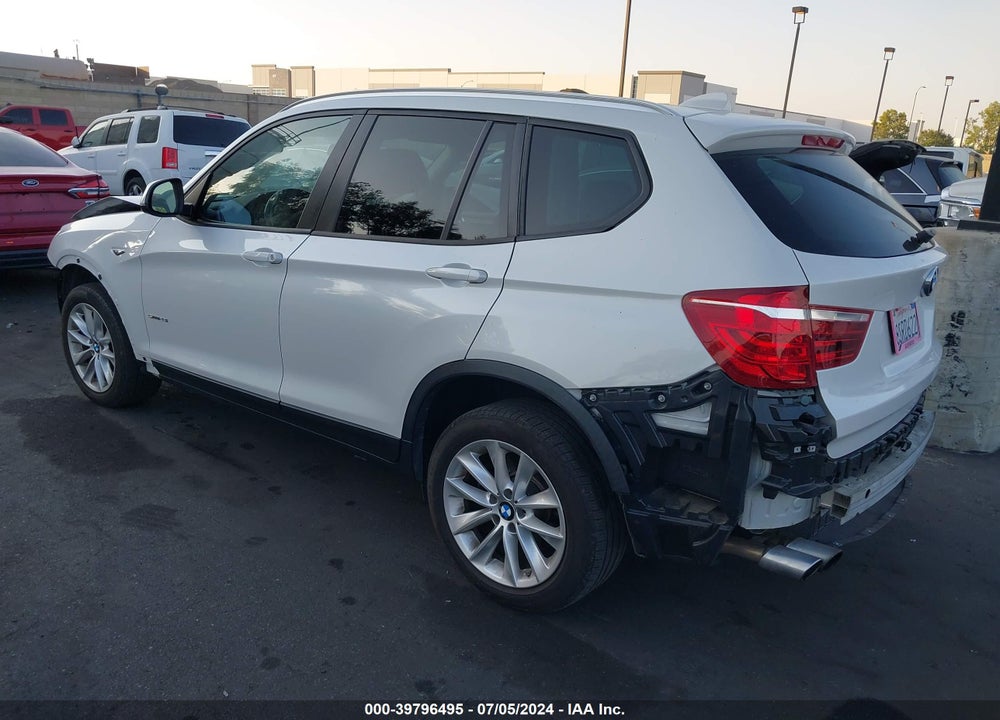 2017 BMW X3 SDRIVE28I VIN: 5UXWZ7C36H0X39589