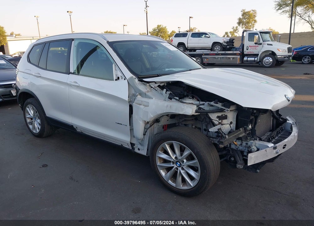 2017 BMW X3 SDRIVE28I VIN: 5UXWZ7C36H0X39589