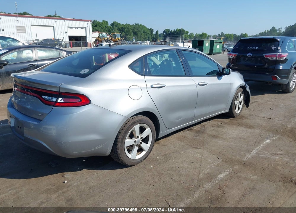 2015 DODGE DART SXT VIN: 1C3CDFBB4FD222338