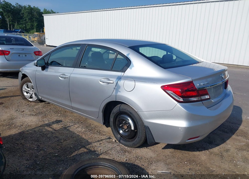 2014 HONDA CIVIC LX VIN: 19XFB2F54EE081439