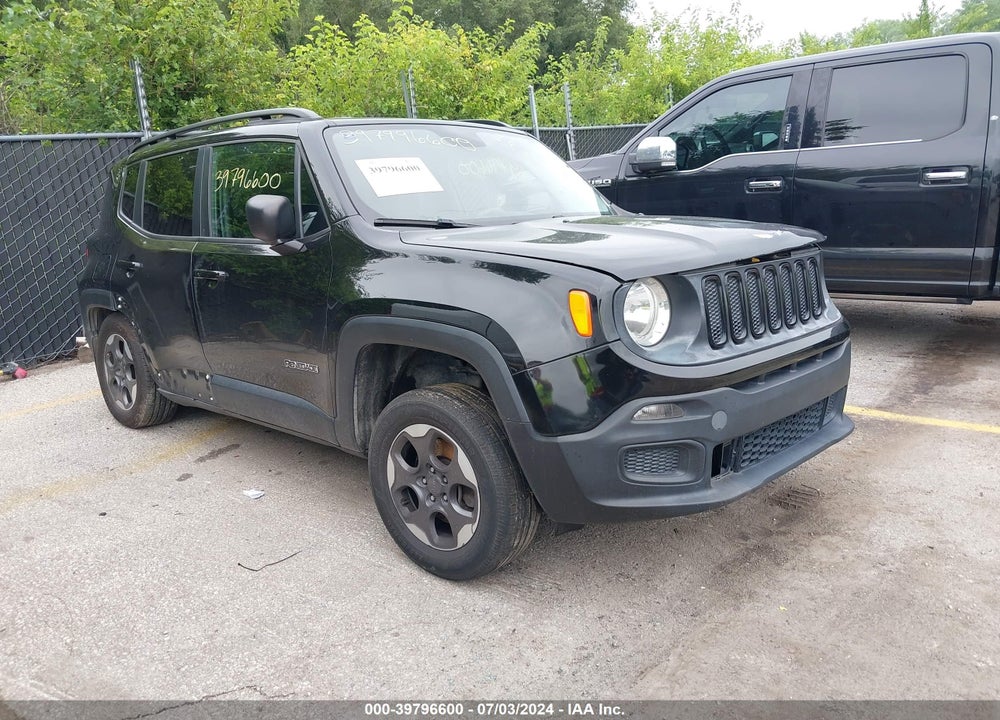 2017 JEEP RENEGADE SPORT 4X4 VIN: ZACCJBAB7HPG56420