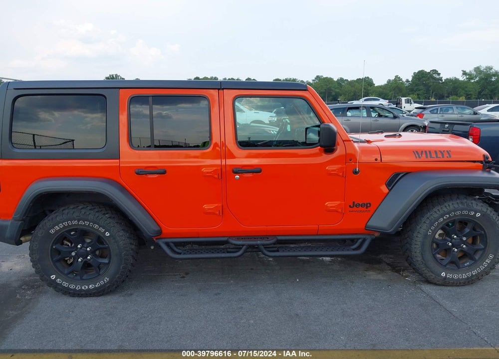 2020 JEEP WRANGLER UNLIMITED WILLYS 4X4 VIN: 1C4HJXDG5LW250528