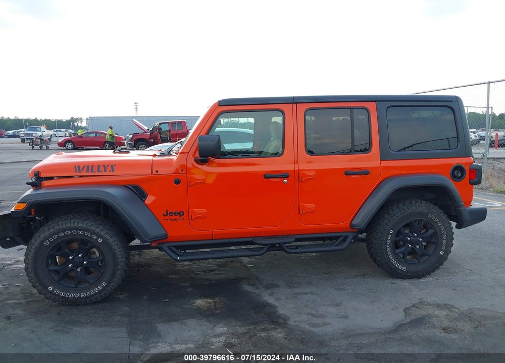 2020 JEEP WRANGLER UNLIMITED WILLYS 4X4 VIN: 1C4HJXDG5LW250528
