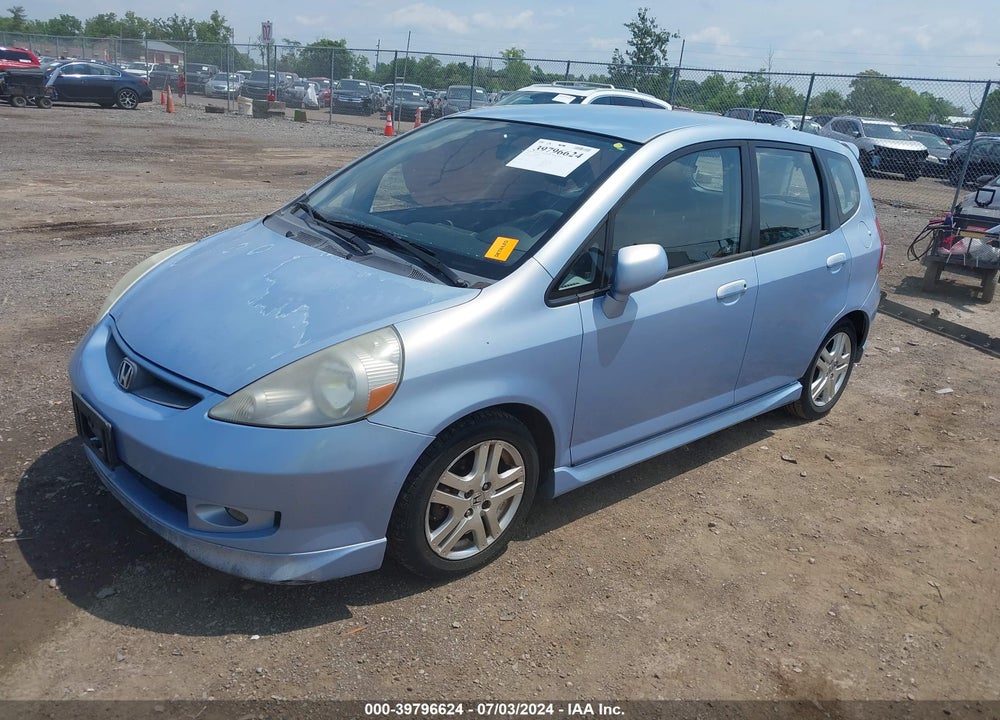 2008 HONDA FIT SPORT VIN: JHMGD38608S005226