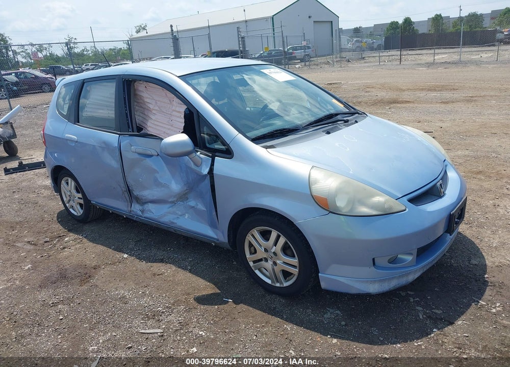 2008 HONDA FIT SPORT VIN: JHMGD38608S005226