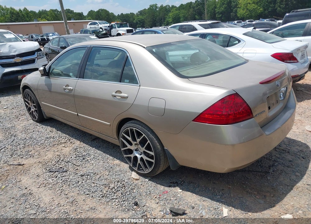 2006 HONDA ACCORD 2.4 EX VIN: 1HGCM56796A001963