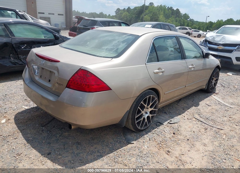 2006 HONDA ACCORD 2.4 EX VIN: 1HGCM56796A001963