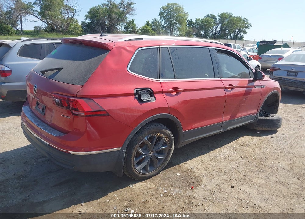 2022 VOLKSWAGEN TIGUAN 2.0T SE VIN: 3VV2B7AX7NM120522