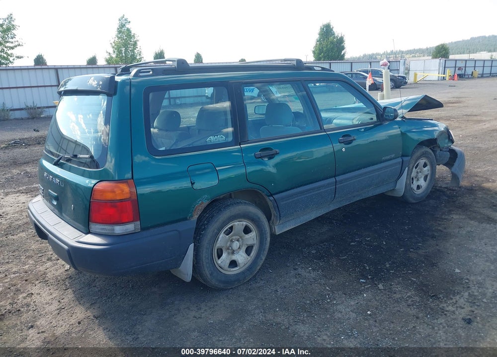 1999 SUBARU FORESTER L VIN: JF1SF6356XH735200