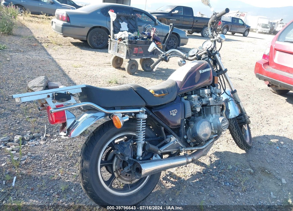 1981 KAWASAKI KZ750 H VIN: JKAKZDH11BA030117
