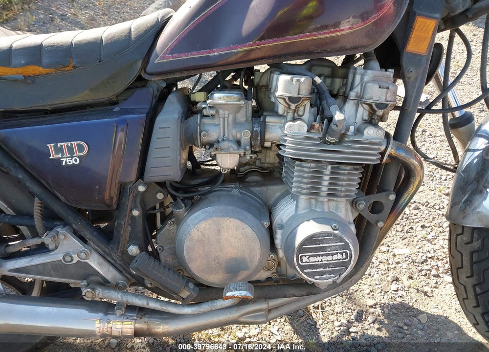 1981 KAWASAKI KZ750 H VIN: JKAKZDH11BA030117