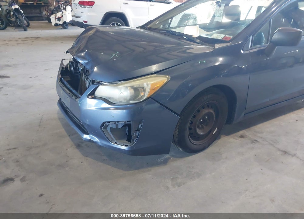 2012 SUBARU IMPREZA 2.0I VIN: JF1GPAA69CG202744