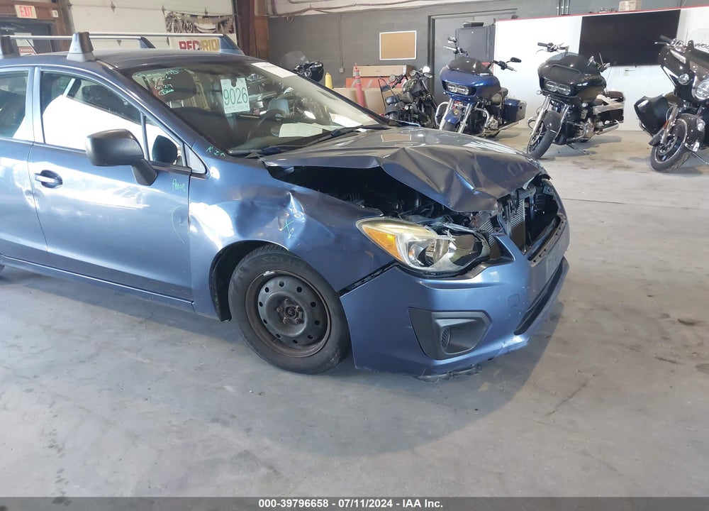 2012 SUBARU IMPREZA 2.0I VIN: JF1GPAA69CG202744