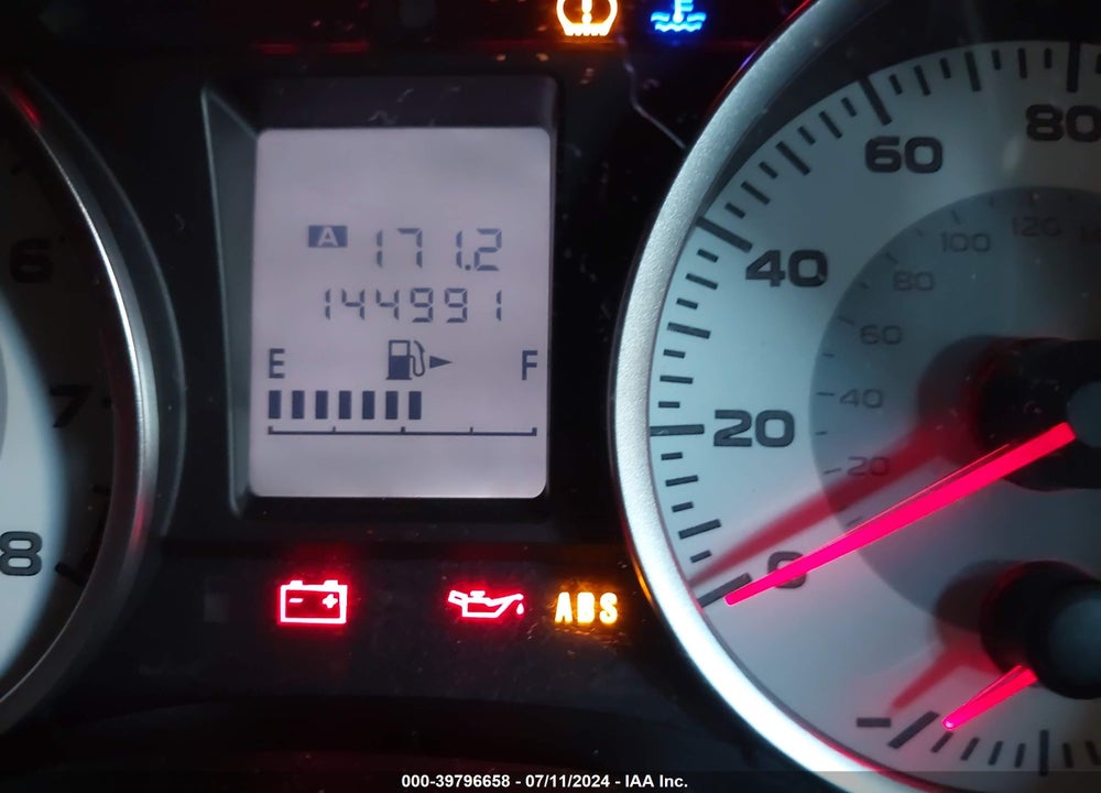 2012 SUBARU IMPREZA 2.0I VIN: JF1GPAA69CG202744