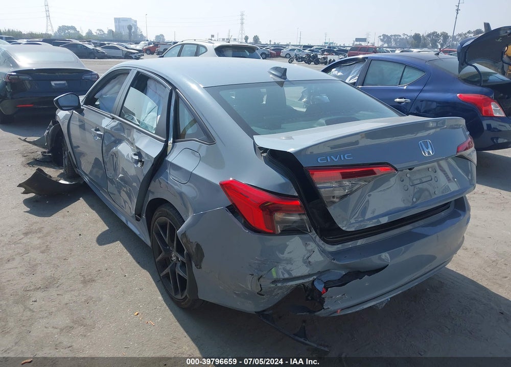 2022 HONDA CIVIC SPORT VIN: 2HGFE2F58NH607911