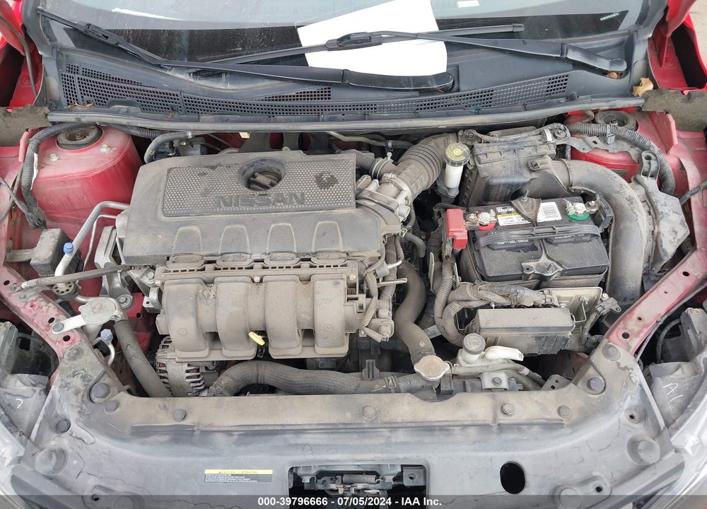 2018 NISSAN SENTRA SV VIN: 3N1AB7AP5JY262741