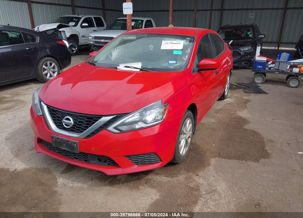 2018 NISSAN SENTRA SV VIN: 3N1AB7AP5JY262741