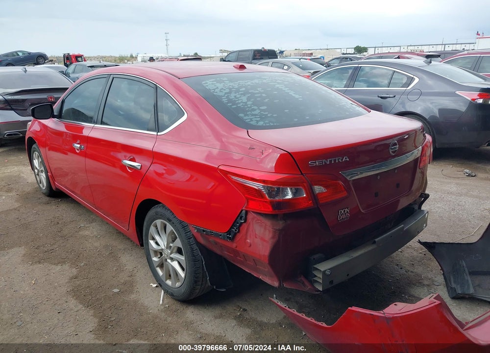 2018 NISSAN SENTRA SV VIN: 3N1AB7AP5JY262741