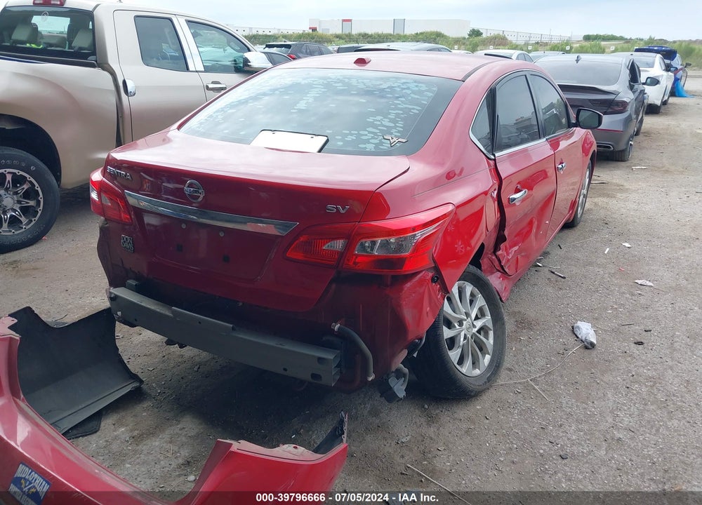 2018 NISSAN SENTRA SV VIN: 3N1AB7AP5JY262741