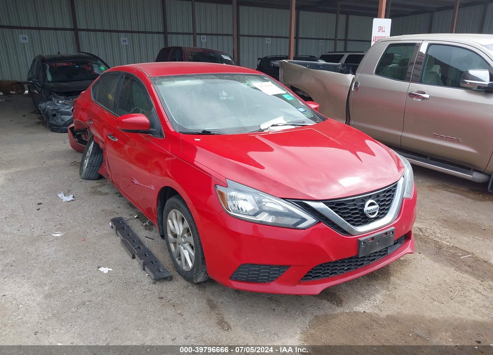 2018 NISSAN SENTRA SV VIN: 3N1AB7AP5JY262741