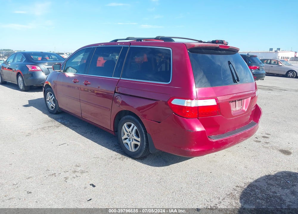2005 HONDA ODYSSEY EX-L VIN: 5FNRL38755B036194
