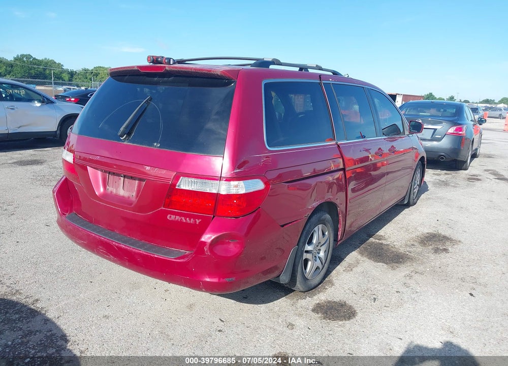 2005 HONDA ODYSSEY EX-L VIN: 5FNRL38755B036194