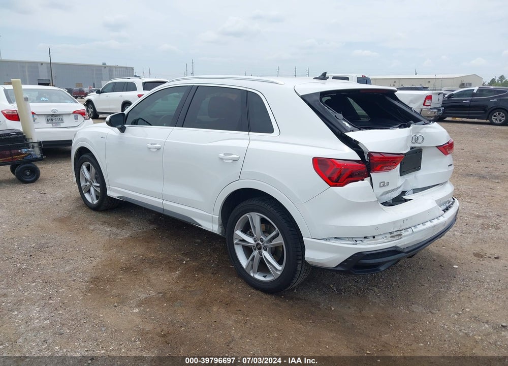2022 AUDI Q3 PREMIUM 45 TFSI S LINE QUATTRO TIPTRONIC VIN: WA1DECF39N1058013