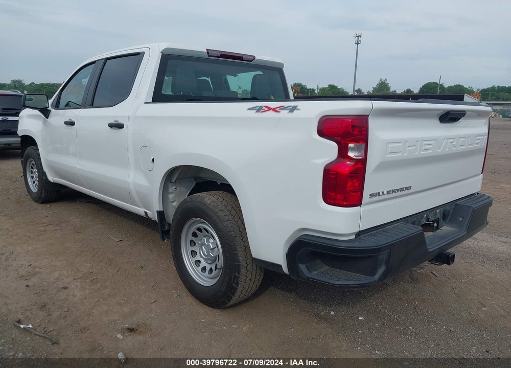 2023 CHEVROLET SILVERADO 1500 4WD SHORT BED WT VIN: 3GCPDAEKXPG210422