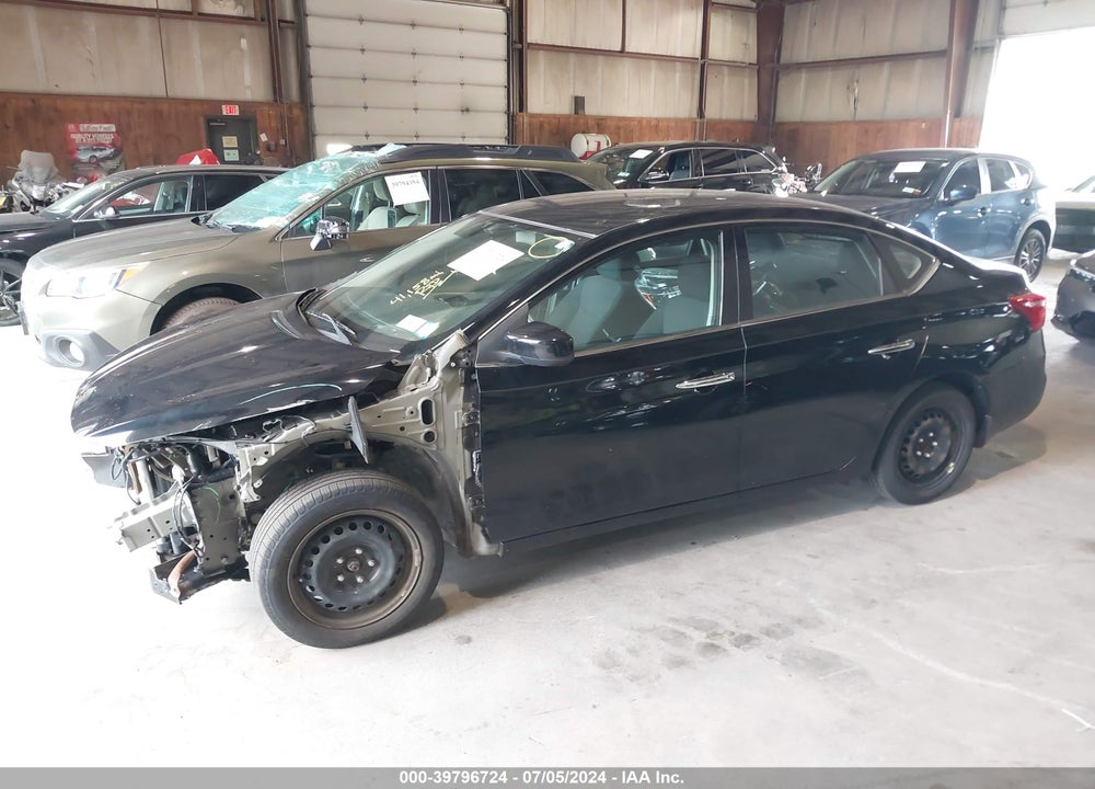 2019 NISSAN SENTRA S VIN: 3N1AB7AP3KY252470