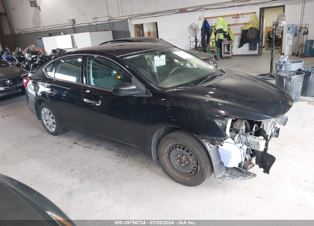 2019 NISSAN SENTRA S VIN: 3N1AB7AP3KY252470
