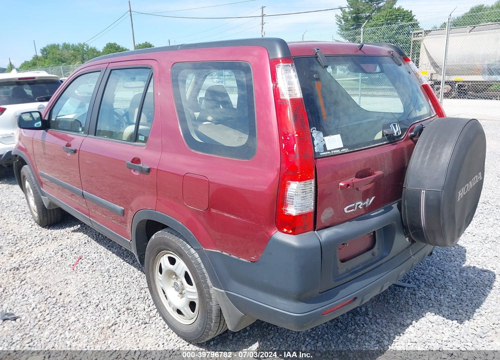 2006 HONDA CR-V LX VIN: SHSRD78556U412048