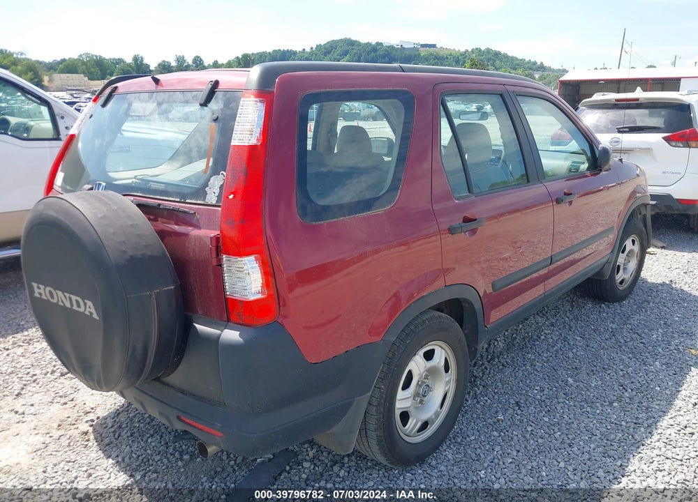 2006 HONDA CR-V LX VIN: SHSRD78556U412048
