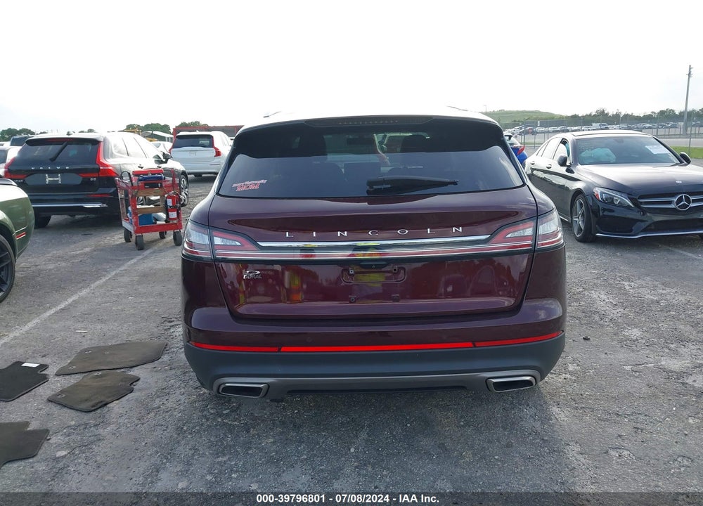 2021 LINCOLN NAUTILUS STANDARD VIN: 2LMPJ6J98MBL03852